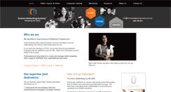 Desktop Screenshot of businessnetworkingacademy.com.au